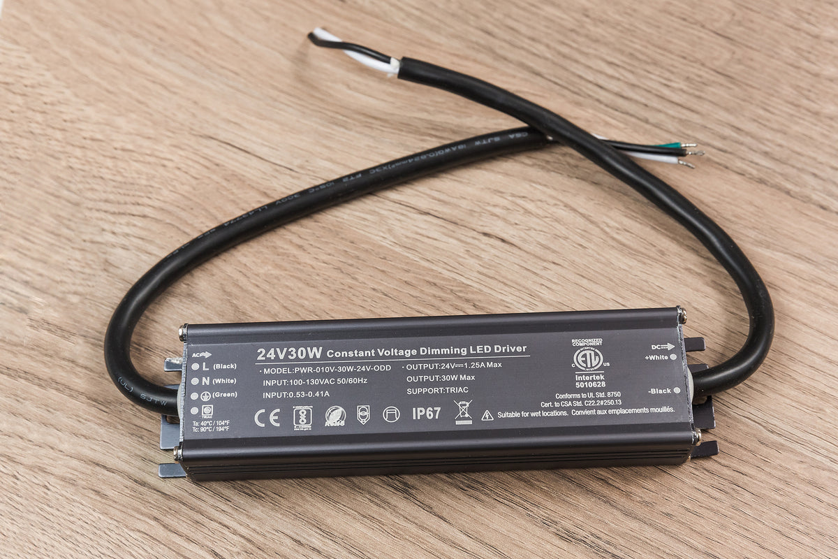 Dimmable UL listed LED driver for wall lights