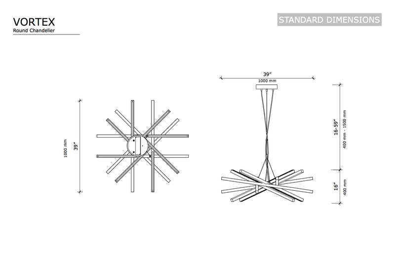 VORTEX - Next Level Design Studio  - chandeliers lighting