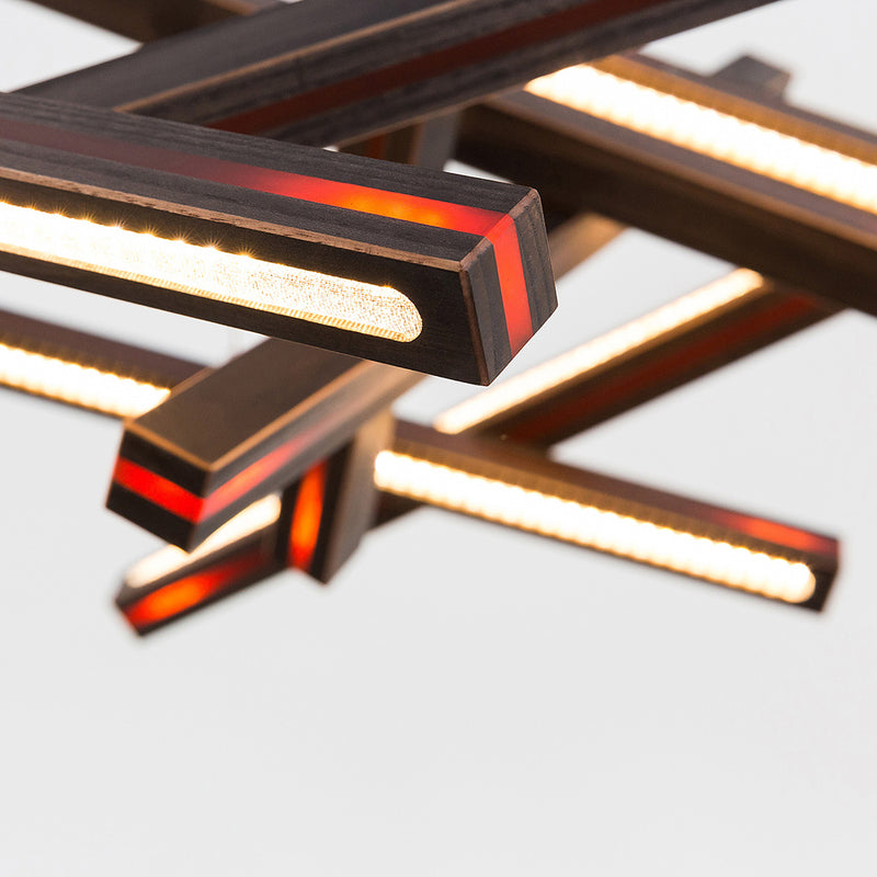 INFINITY LUX CHANDELIER in black