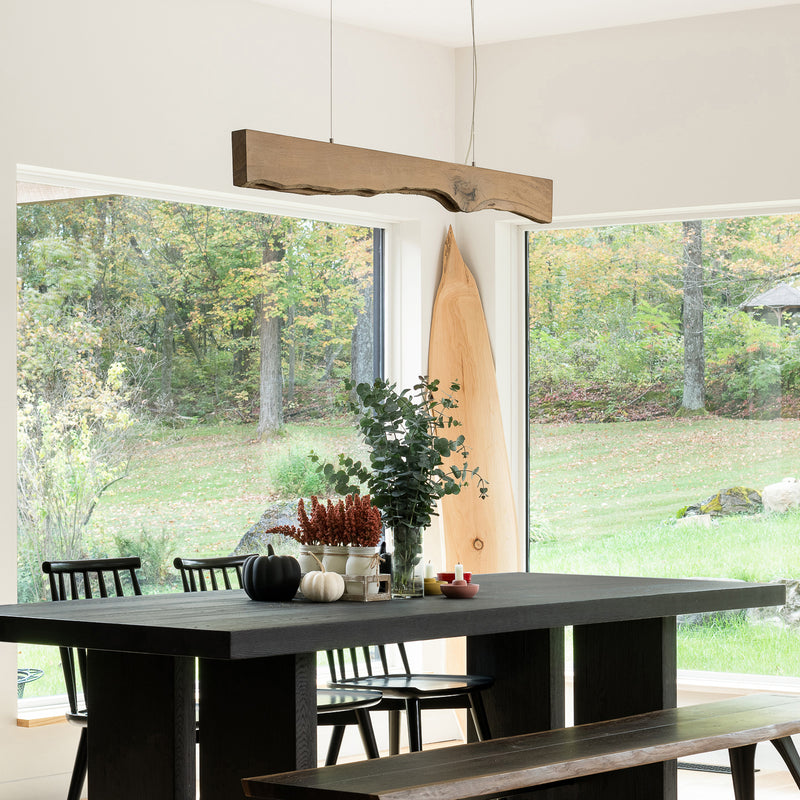 Linear chandeliers