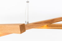 SOLO (wooden chandelier with 5 Bars)