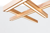 SOLO (wooden chandelier with 5 Bars)