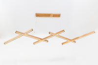 SOLO (wooden chandelier with 5 Bars)