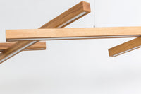 SOLO (wooden chandelier with 5 Bars)