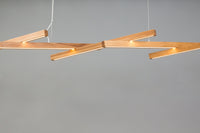 SOLO (wooden chandelier with 5 Bars)