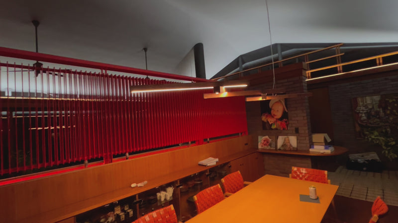 SOLO (wooden chandelier with 5 Bars)
