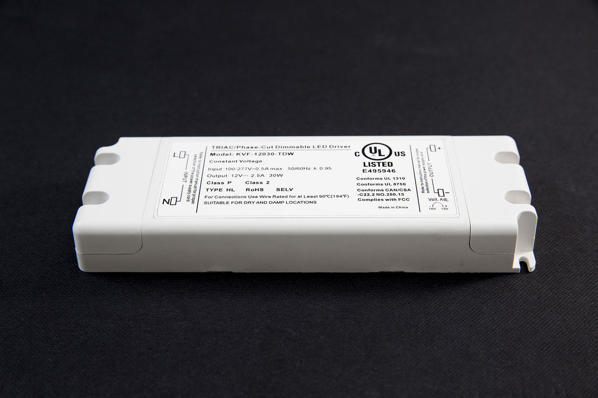 Dimmable UL listed LED driver for wall lights