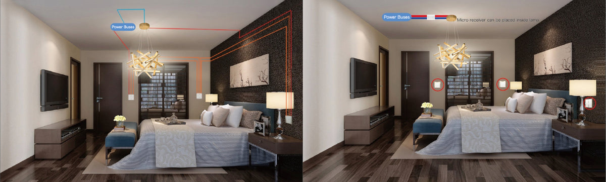 1 keys wireless kinetic energy switch with dimming for our chandeliers. - Next Level Design Studio - nl-ds.com