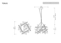 TORUS - Next Level Design Studio Chandelier - chandeliers lighting